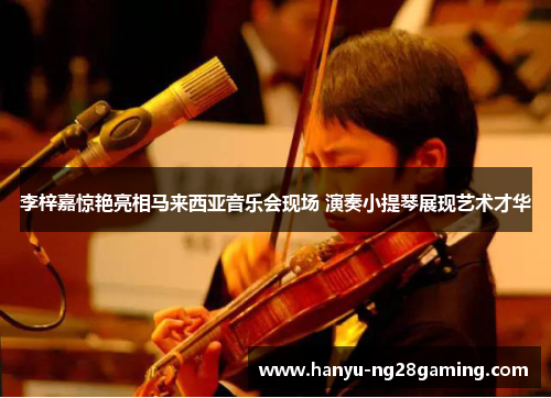 李梓嘉惊艳亮相马来西亚音乐会现场 演奏小提琴展现艺术才华 李梓嘉惊艳亮相马来西亚音乐会现场 演奏小提琴展现艺术才华